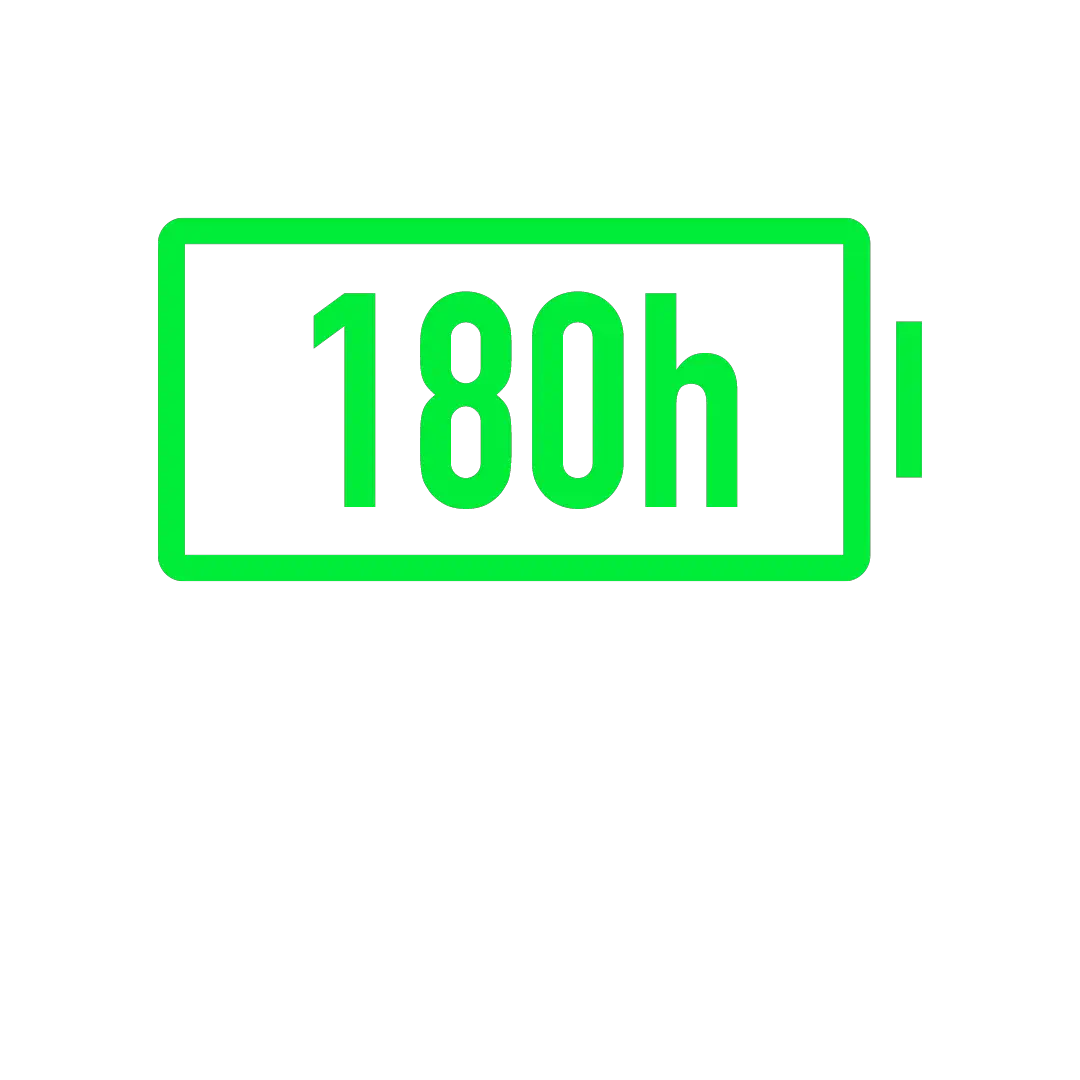 180 小时续航